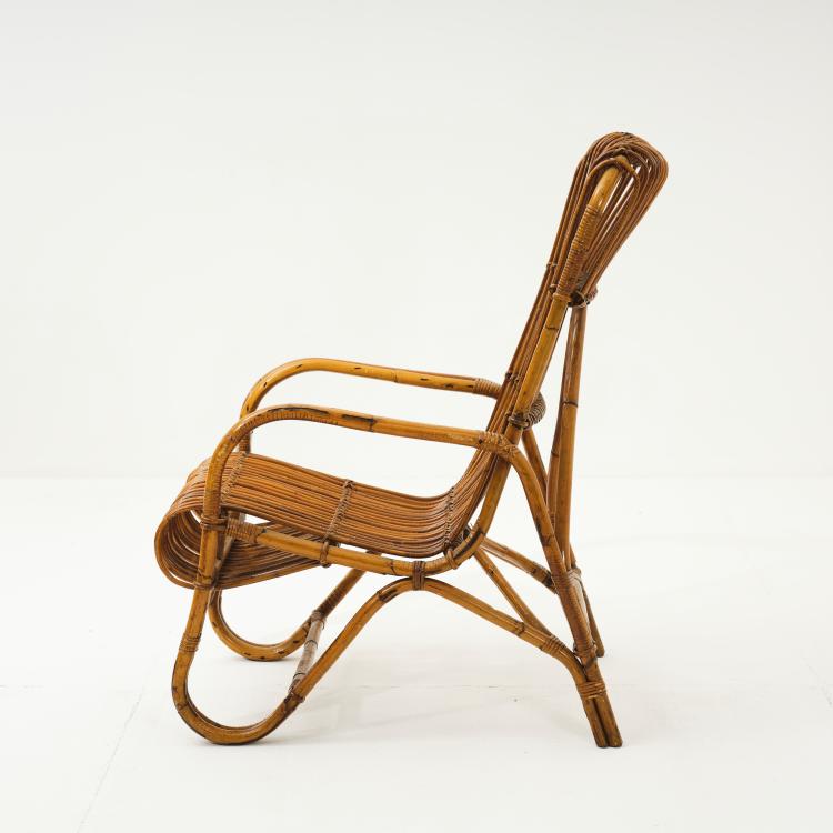 Bild 3 zu Objekt, Wicker armchair, 1960s, Italien, 164O 38