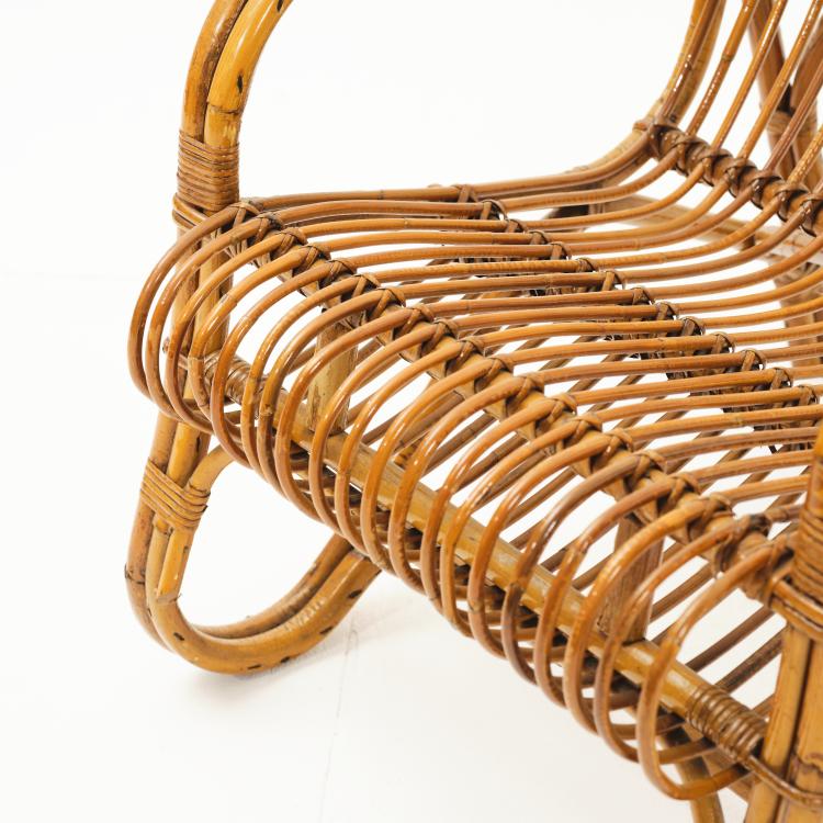 Bild 6 zu Objekt, Wicker armchair, 1960s, Italien, 164O 38