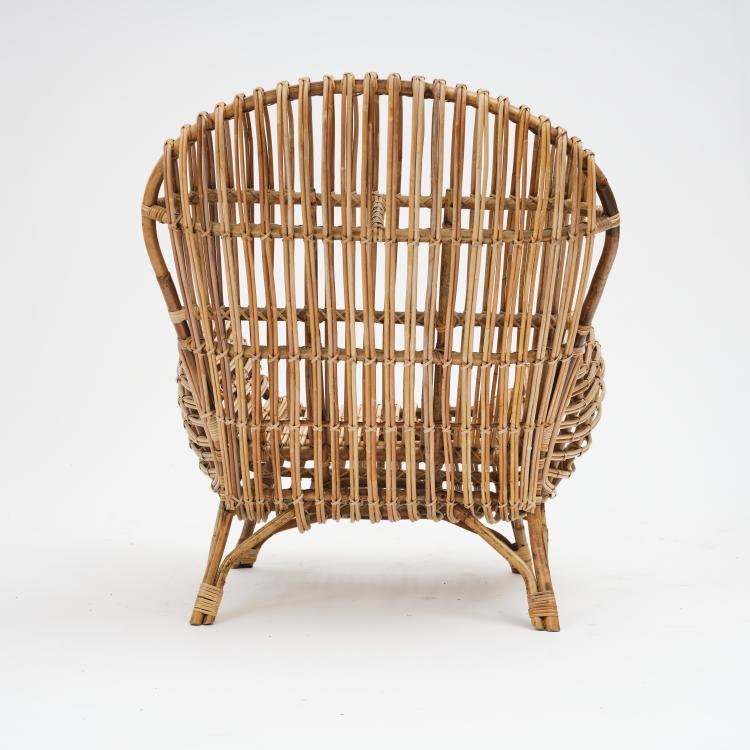 Bild 3 zu Objekt, Wicker armchair, 1960s, 164O 51