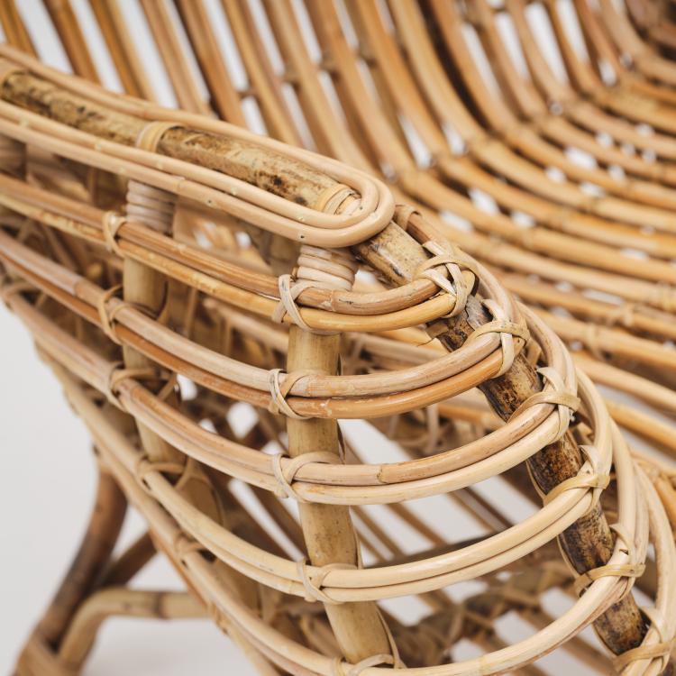 Bild 6 zu Objekt, Wicker armchair, 1960s, 164O 51