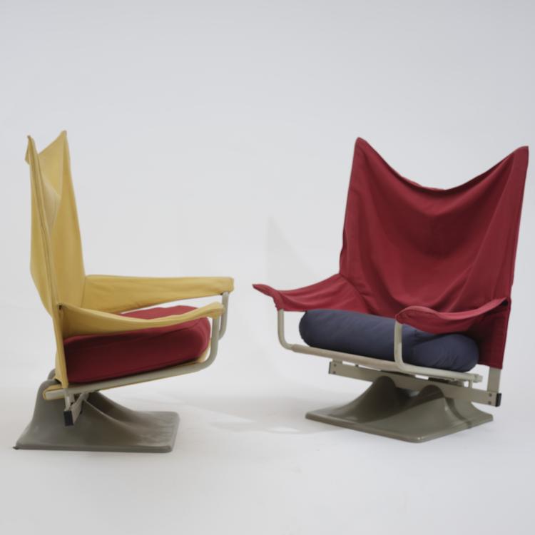 Bild 5 zu Objekt, Zwei Armlehnsessel 'AEO', 1973, Gruppo Archizoom, Cassina, Mailand, 164O 140