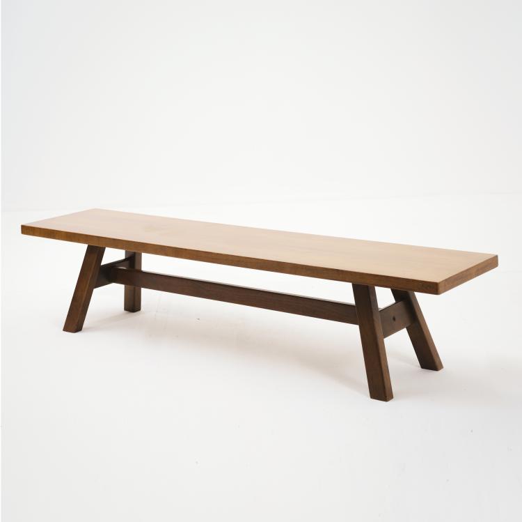 Hauptbild zu Objekt, 'Torbecchia' bench, 1964, Giovanni Michelucci, Poltronova, Pistoia, 164O 65