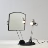 Table mirror with light, 1980s