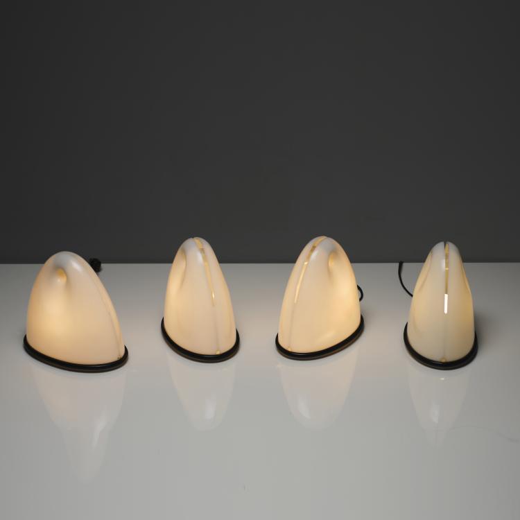 Hauptbild zu Objekt, Four 'Ilaea' table lights, 1970s, Bruno Gecchelin, IGuzzini spA., Mailand, 164O 112