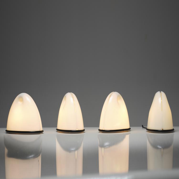 Bild 1 zu Objekt, Four 'Ilaea' table lights, 1970s, Bruno Gecchelin, IGuzzini spA., Mailand, 164O 112