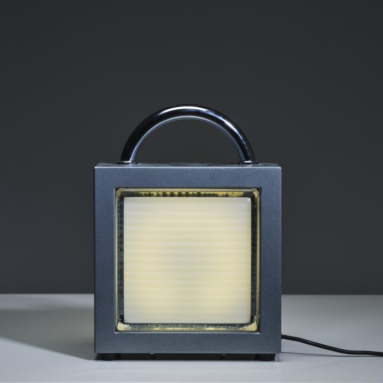 Hauptbild zu Objekt, 'Valigetta' table light, 1985, Matteo Thun, Bieffeplast, Padua, 164O 167