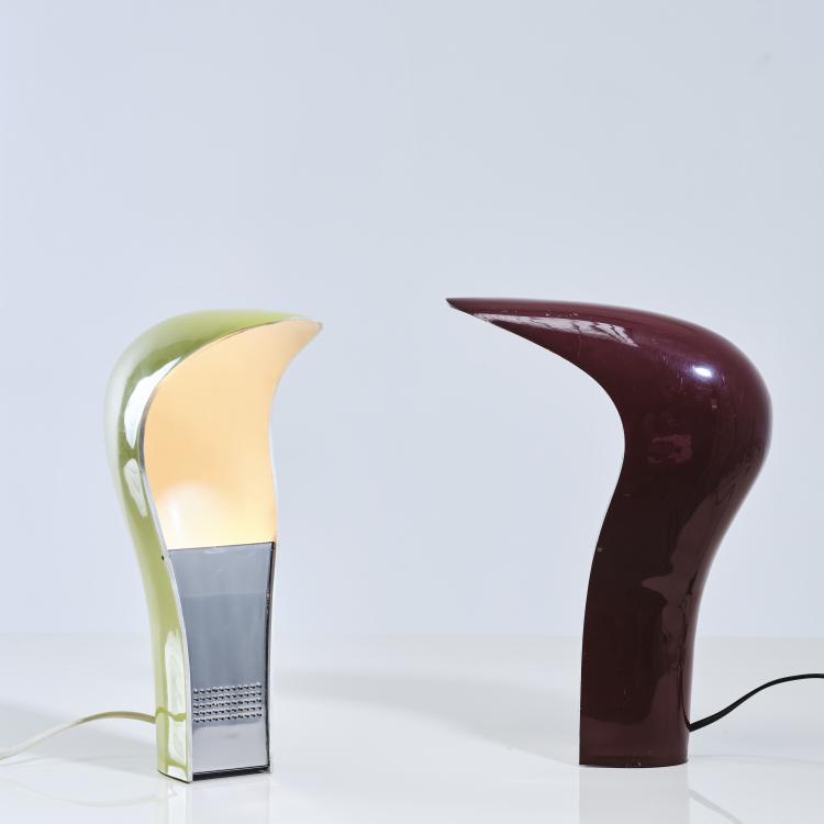 Bild 1 zu Objekt, Zwei Tischleuchten 'Pelota', 1970, Cesare Casati,Carlo Emanuele Ponzio, Lamperti, Robbiate, 164O 93