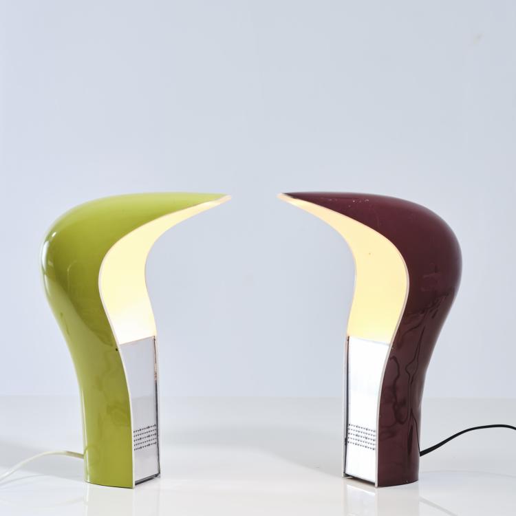 Bild 2 zu Objekt, Zwei Tischleuchten 'Pelota', 1970, Cesare Casati,Carlo Emanuele Ponzio, Lamperti, Robbiate, 164O 93