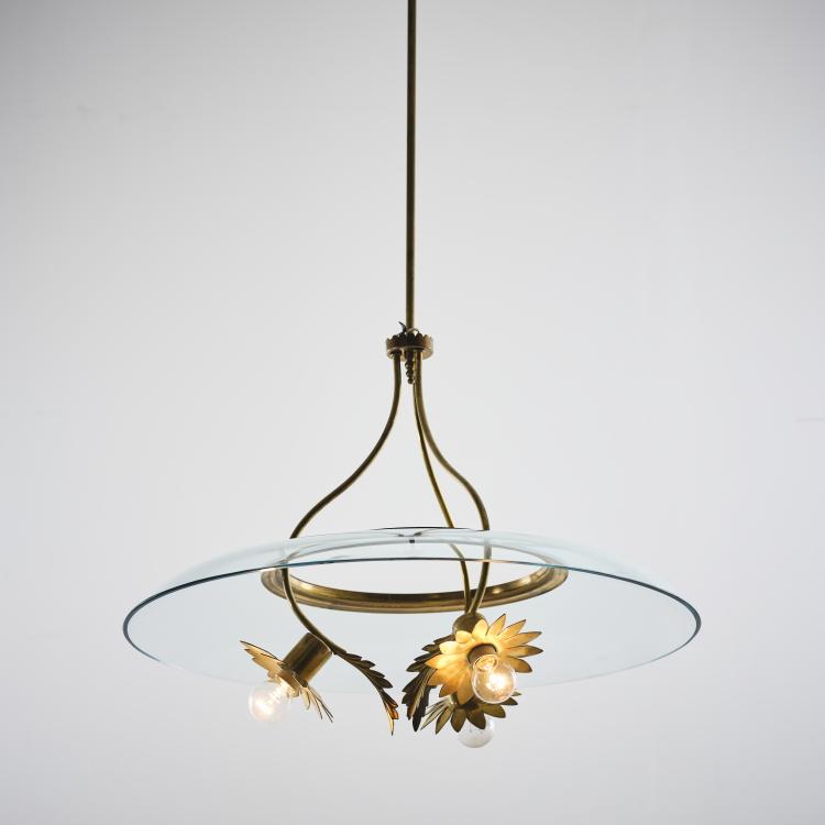 Hauptbild zu Objekt, Deckenleuchte, 1950er Jahre, Italien, 164O 13