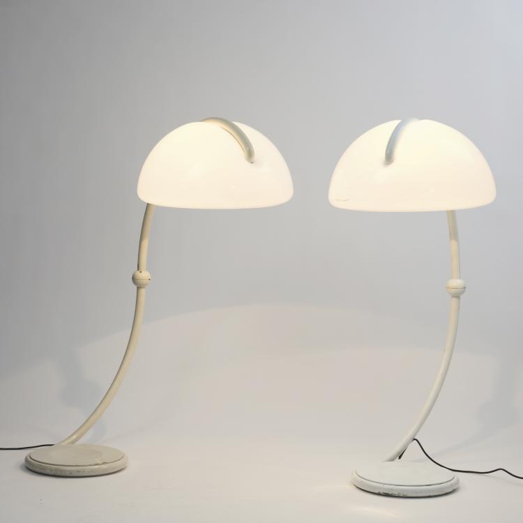 Bild 2 zu Objekt, Zwei Stehleuchten 'Serpente' - '2131', 1965, Elio Martinelli, Martinelli Luce, Lucca, 164O 67