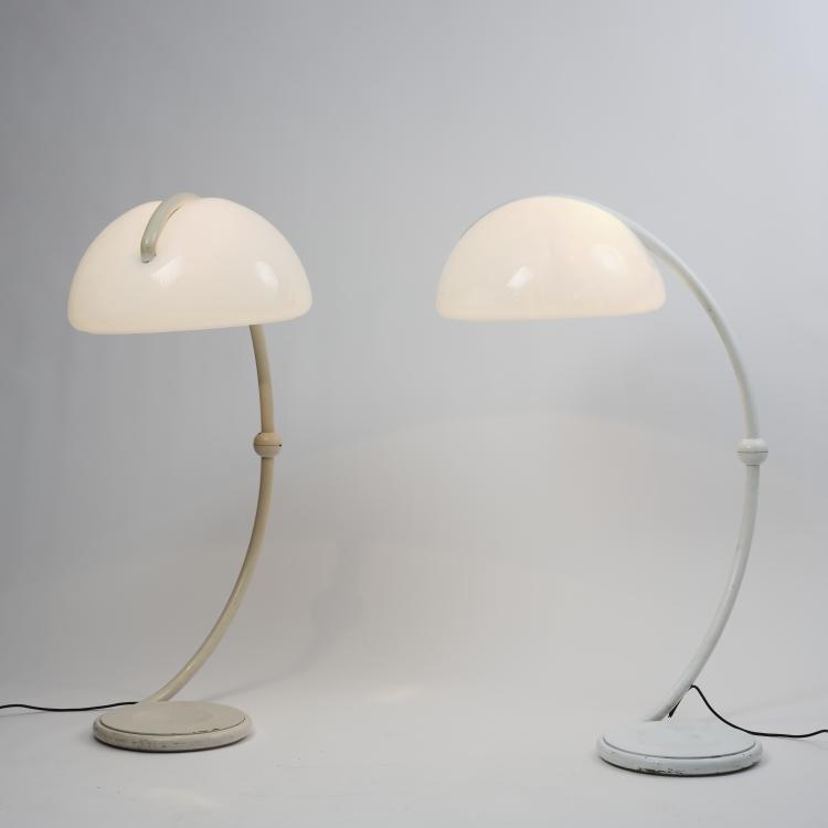 Bild 3 zu Objekt, Zwei Stehleuchten 'Serpente' - '2131', 1965, Elio Martinelli, Martinelli Luce, Lucca, 164O 67