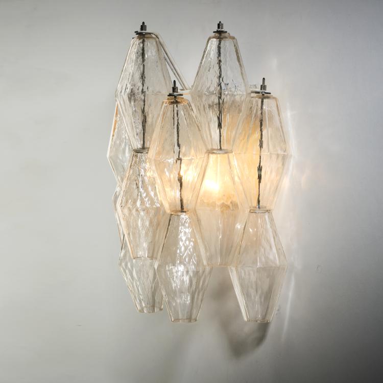 Bild 1 zu Objekt, Wandleuchte 'Poliedri', 1950er Jahre, Paolo Venini, Venini & C., Murano, 164O 23