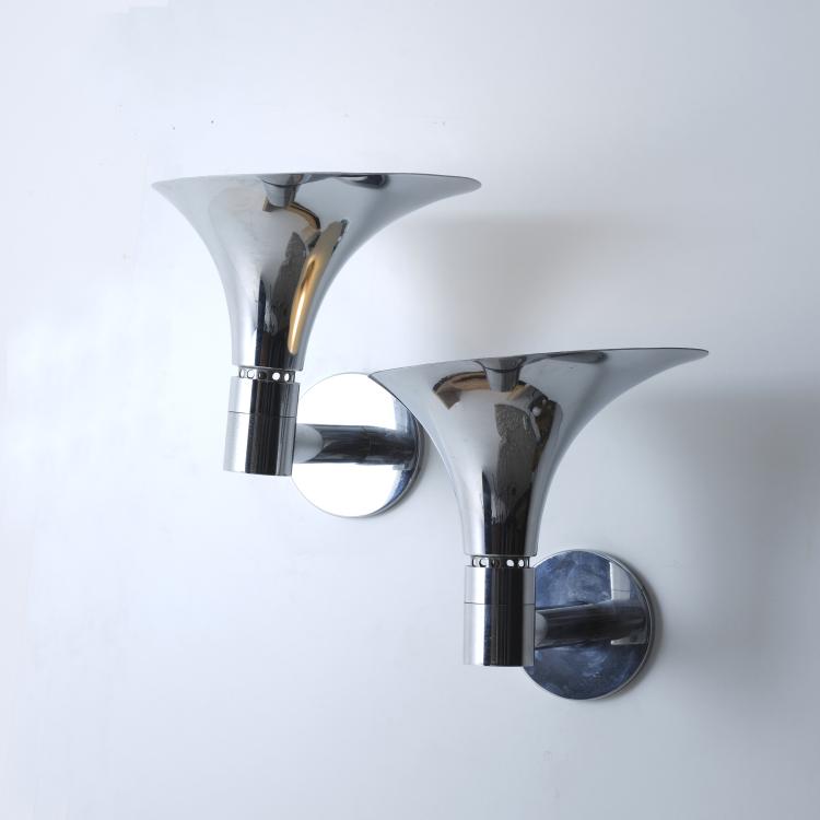 Bild 2 zu Objekt, Zwei Wandleuchten 'AMAS', 1960er Jahre, Franco Albini,Franca Helg,Antonio Piva, Sirrah, Mailand, 164O 43