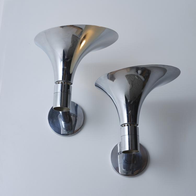 Bild 4 zu Objekt, Zwei Wandleuchten 'AMAS', 1960er Jahre, Franco Albini,Franca Helg,Antonio Piva, Sirrah, Mailand, 164O 43