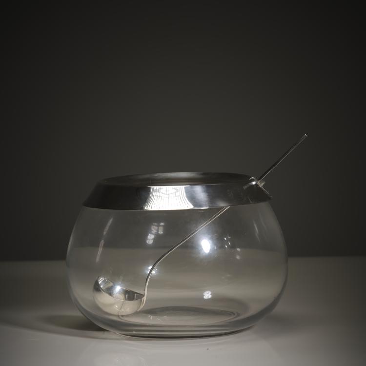 Bild 2 zu Objekt, Punch bowl with punch ladle, 1980s, Lino Sabattini, Sabattini Argenteria, Bregnano, 164O 164