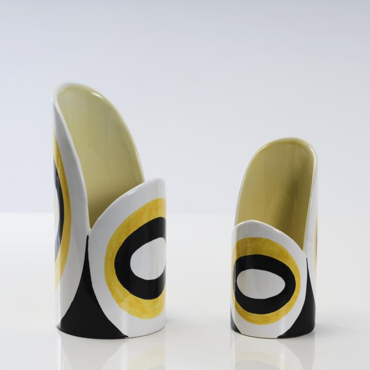 Hauptbild zu Objekt, Two vases, 1970s, Ico Parisi,Luisa Parisi (Aiani), Zanolli & Sebellin, Nove/Vicenza, 164O 120