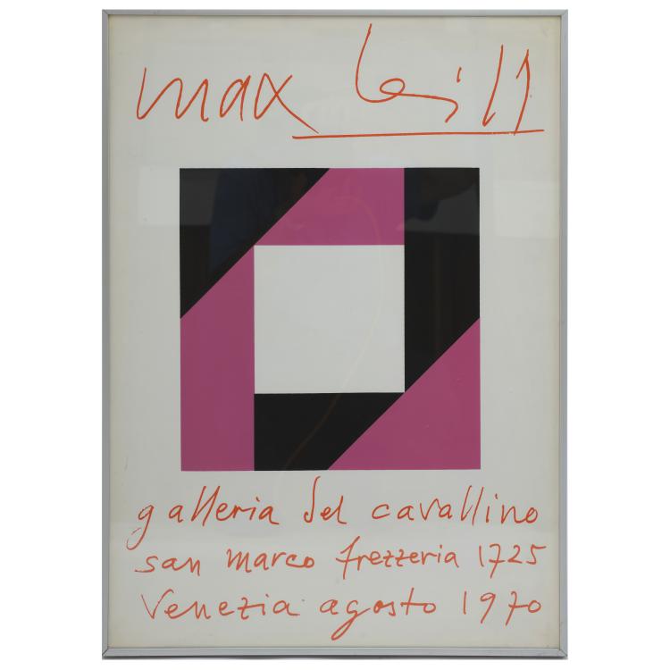 Hauptbild zu Objekt, 'Max Bill' exhibition poster, 1970, Max Bill, 164O 89