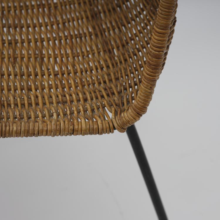 Bild 5 zu Objekt, Zwei Rattanst&uuml;hle 'Basket', 1951, Gian Franco Legler, Home, Turin, 164O 25