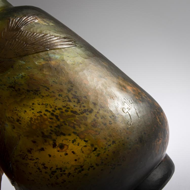 Bild 3 zu Objekt, Intercalaire-Vase 'Oiseaux en vol', 1896/97, Emile Gall&eacute;, Gall&eacute;, Nancy, 165B 152
