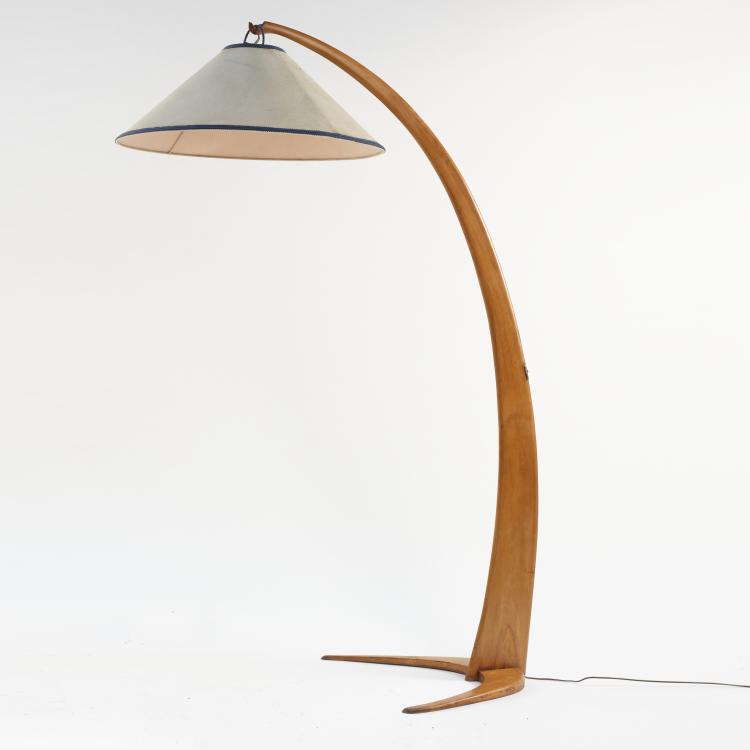 Hauptbild zu Objekt, Floor lamp, c. 1947, Studio B.B.P.R.,Gian Luigi Banfi,Ludovico Barbiano di Belgiojoso,Enrico Peressutti,Ernesto Nathan Rogers, Kartell, Noviglio, 164A 10