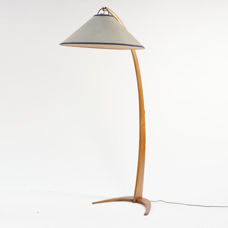 Bild 1 zu Objekt, Floor lamp, c. 1947, Studio B.B.P.R.,Gian Luigi Banfi,Ludovico Barbiano di Belgiojoso,Enrico Peressutti,Ernesto Nathan Rogers, Kartell, Noviglio, 164A 10