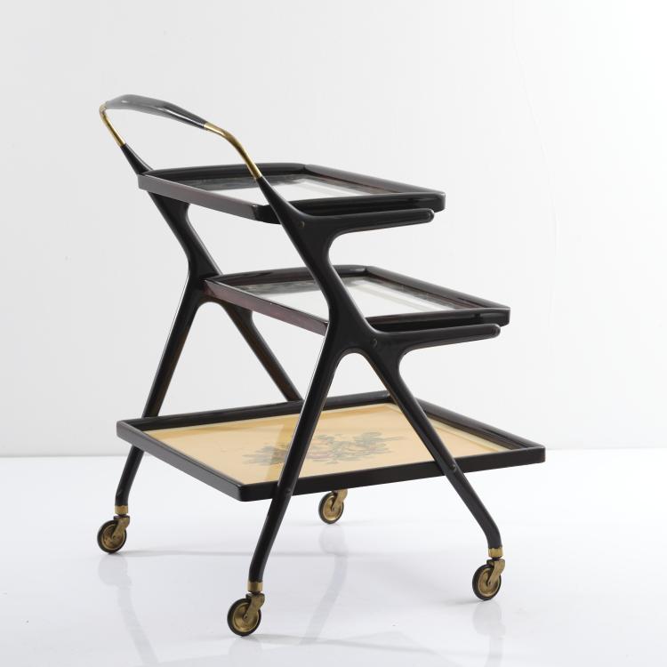 Bild 2 zu Objekt, Serving trolley, c. 1950, Cesare Lacca (in the style of), Italien, 164A 20