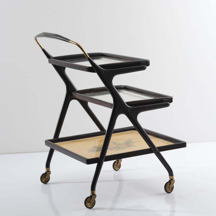 Bild 3 zu Objekt, Serving trolley, c. 1950, Cesare Lacca (in the style of), Italien, 164A 20