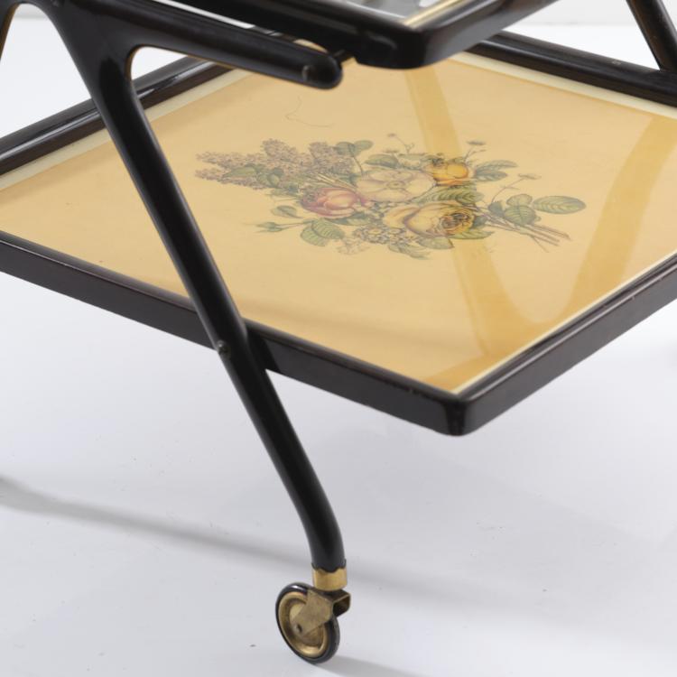 Bild 4 zu Objekt, Serving trolley, c. 1950, Cesare Lacca (in the style of), Italien, 164A 20