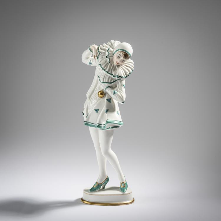 Bild 2 zu Objekt, Pierrette 'Anita Berber', 1920, Constantin Holzer-Defanti, Rosenthal, Selb, 165C 396
