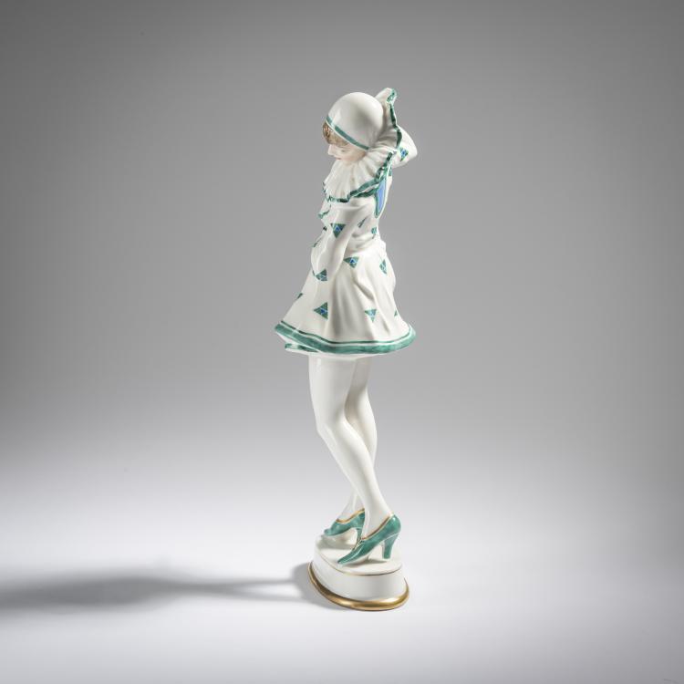 Bild 3 zu Objekt, Pierrette 'Anita Berber', 1920, Constantin Holzer-Defanti, Rosenthal, Selb, 165C 396