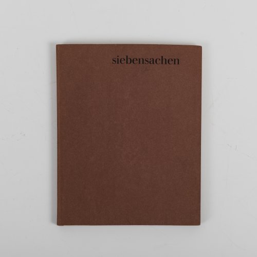 Book publication 'Siebensachen' with 3 woodcuts, 1949-65