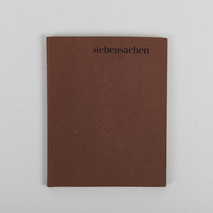 Hauptbild zu Objekt, Book publication 'Siebensachen' with 3 woodcuts, 1949-65, Raoul Hausmann, 166B 314