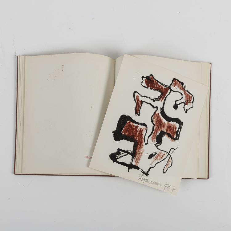 Bild 1 zu Objekt, Book publication 'Siebensachen' with 3 woodcuts, 1949-65, Raoul Hausmann, 166B 314