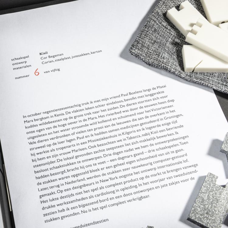 Bild 2 zu Objekt, Chess game 'Kisii', 1986, Cornelis Begeman, Begeman, Cornelis, 164B 360