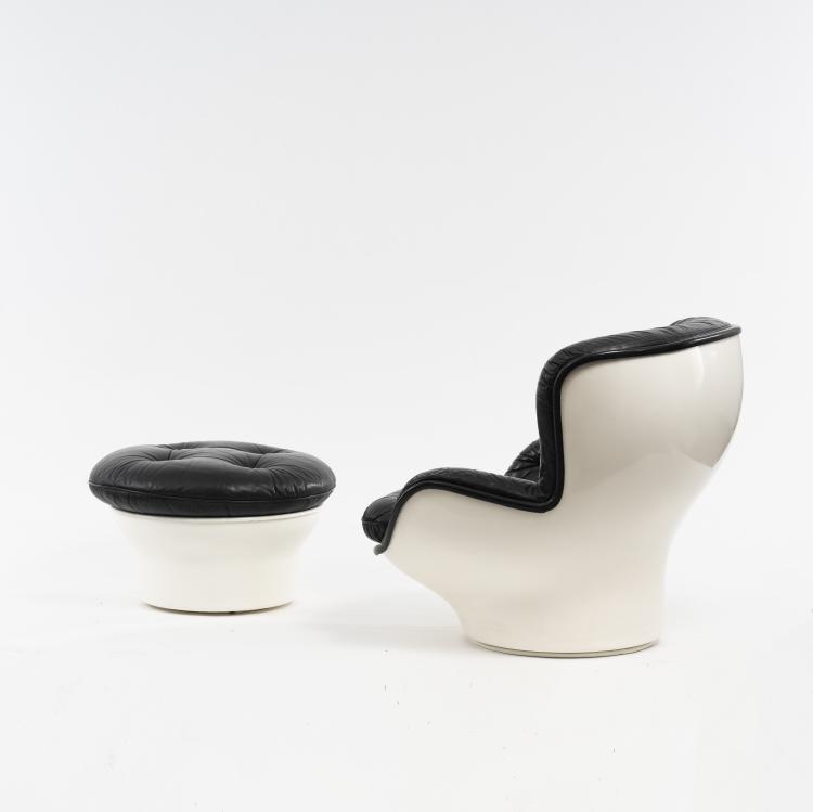Bild 4 zu Objekt, 'Karate' armchair with ottoman, c. 1968, Michel Cadestin, Airborne, Montreuil-sous-Bois, 164B 475