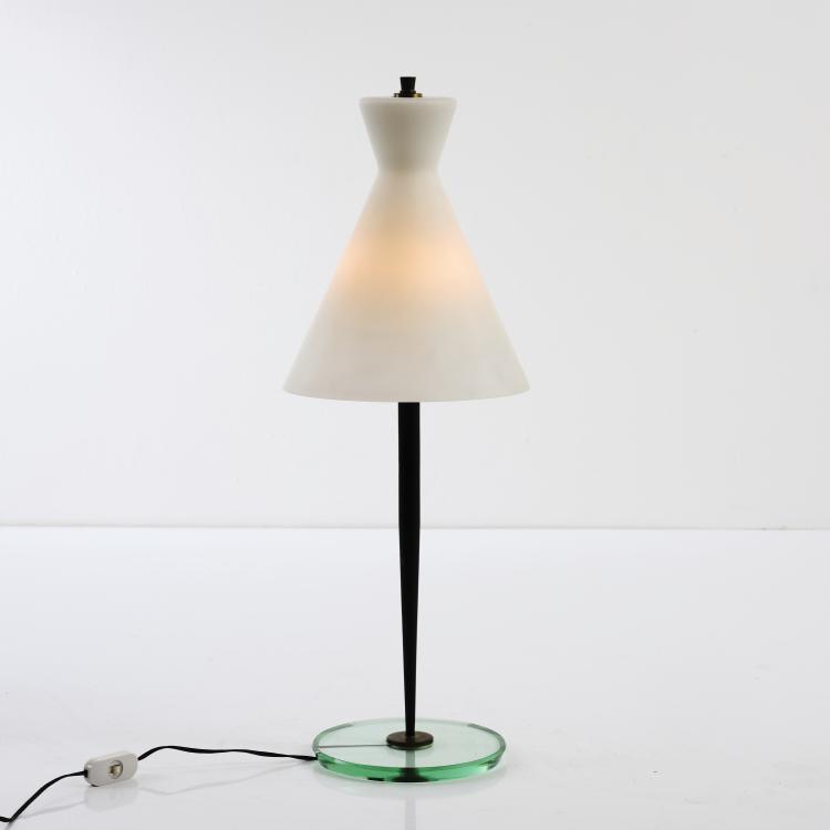 Hauptbild zu Objekt, Tischleuchte, um 1950, Max Ingrand, Fontana Arte, Mailand, 164A 23