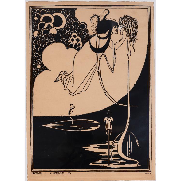 Hauptbild zu Objekt, Poster 'The Climax' from 'Salome', 1894 (print later), Aubrey Beardsley (after), Albrecht, 165C 462