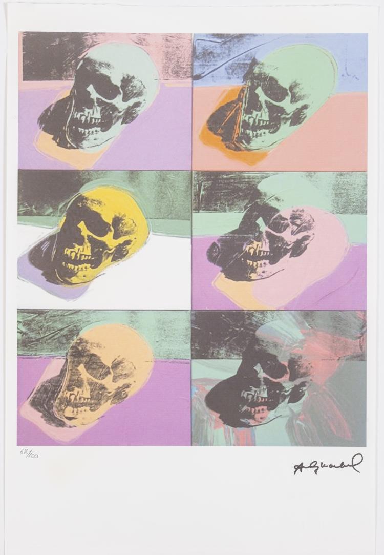 Bild 3 zu Objekt, Four posters after 'Elvis Presley', 1963; 'Mick Jagger', 1975; 'Skulls', 1976; 'Debbie Harry', 1985 (prints later), Andy Warhol (after), Georges Israel Editeur, Paris, 166B 388