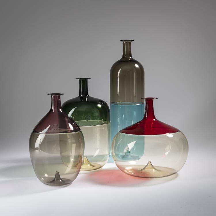 Hauptbild zu Objekt, Vier Vasen 'Bolla', 1966-1967, Tapio Wirkkala, Venini & C., Murano, 164C 598