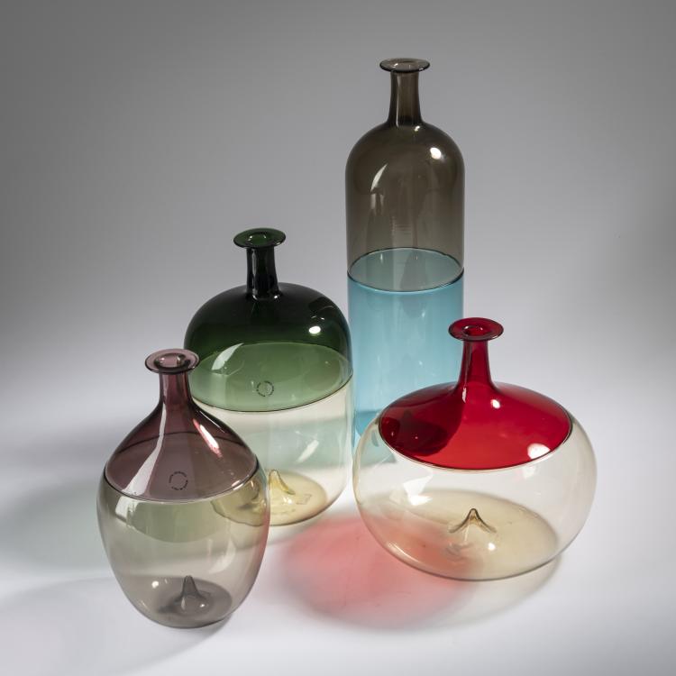 Bild 1 zu Objekt, Vier Vasen 'Bolla', 1966-1967, Tapio Wirkkala, Venini & C., Murano, 164C 598