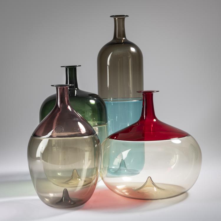 Bild 2 zu Objekt, Vier Vasen 'Bolla', 1966-1967, Tapio Wirkkala, Venini & C., Murano, 164C 598