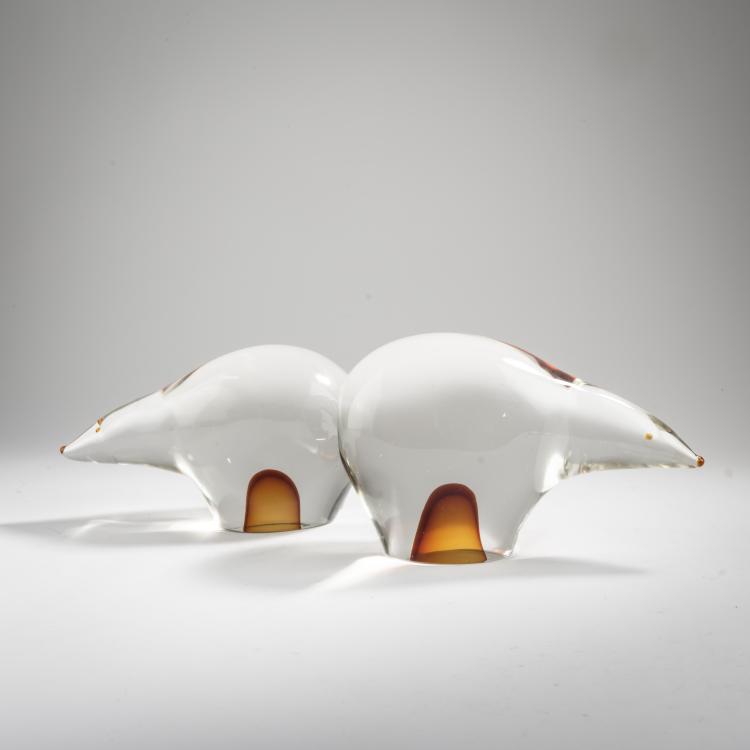 Bild 2 zu Objekt, Two bookends, c. 1960, Antonio Da Ros, Cenedese, Gino, Murano, 164C 673