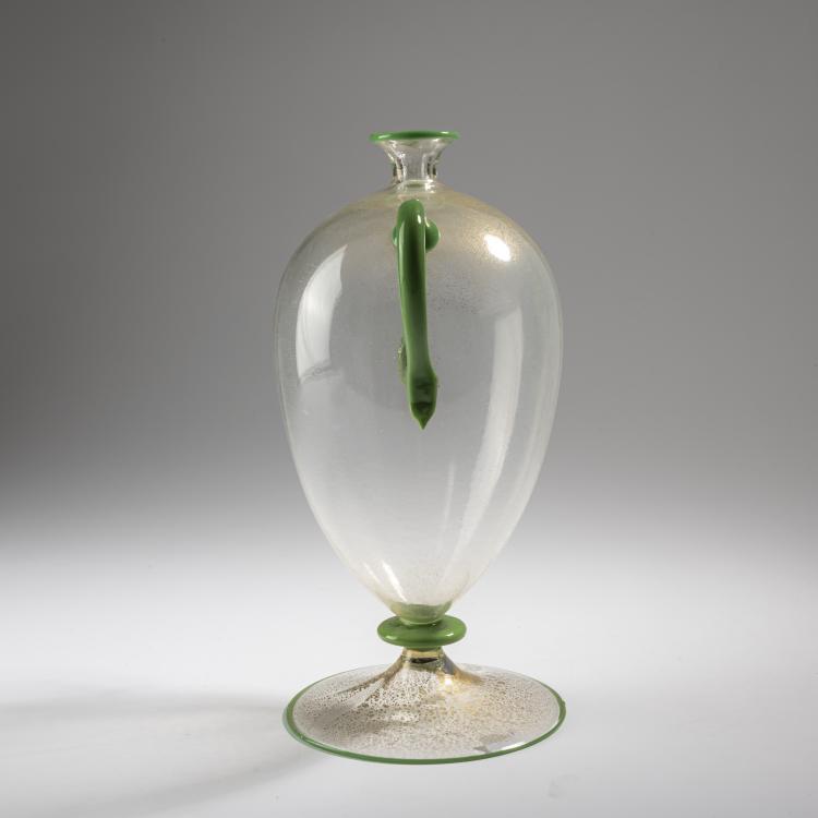 Bild 1 zu Objekt, Henkelvase, um 1930, Ercole Barovier, Barovier & C., Vetreria artistica, Murano, 164C 517