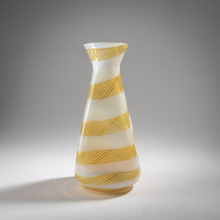 Hauptbild zu Objekt, Vase 'Spira argento', um 1966, Ercole Barovier, Barovier & Toso, Murano, 164C 641
