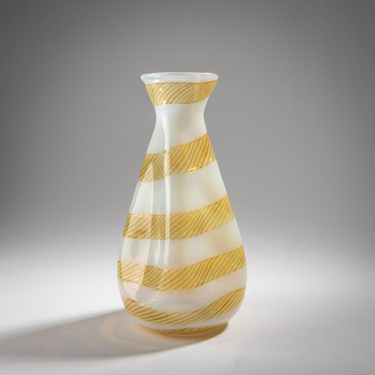 Bild 1 zu Objekt, Vase 'Spira argento', um 1966, Ercole Barovier, Barovier & Toso, Murano, 164C 641
