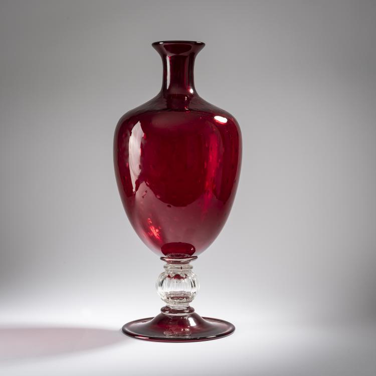 Bild 1 zu Objekt, Tall 'A bolle' vase, 1921-25, Vittorio Zecchin (after), Venini & C., Murano, 164C 564