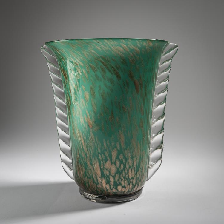 Hauptbild zu Objekt, Vase, 1930s, Ercole Barovier, Barovier & C., Vetreria artistica, Murano, 164C 520