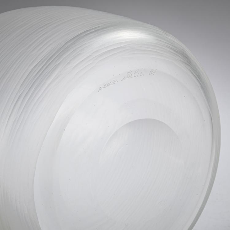 Bild 2 zu Objekt, 'High Society' bottle with stopper, c. 1980, Venini & C., Murano, 164C 612