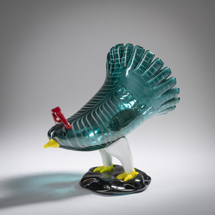 Hauptbild zu Objekt, 'Gallina', 1953, Fulvio Bianconi, Venini & C., Murano, 164C 619