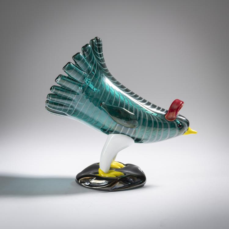 Bild 2 zu Objekt, 'Gallina', 1953, Fulvio Bianconi, Venini & C., Murano, 164C 619